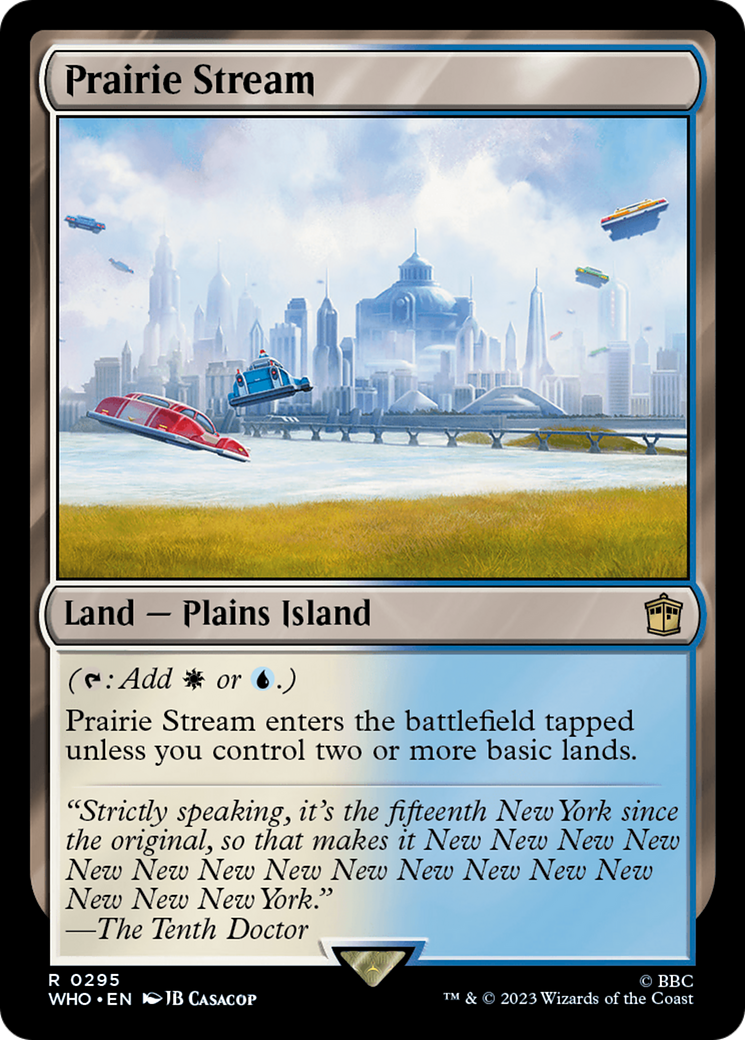 Prairie Stream (295) [Doctor Who] - Deck Out Gaming
