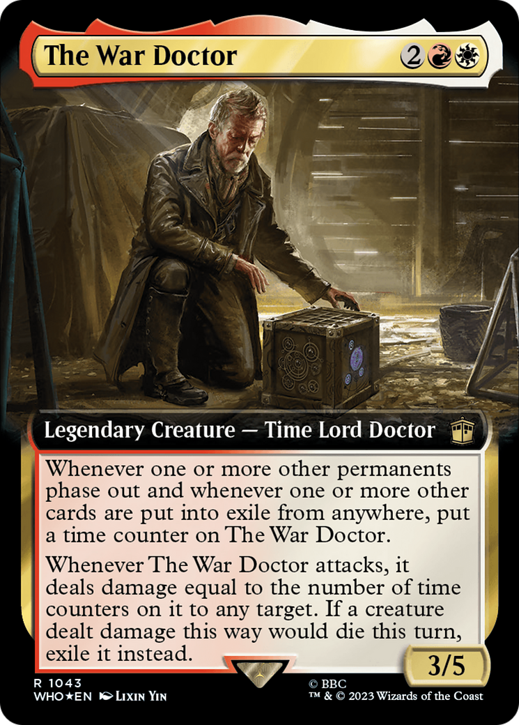 The War Doctor (Extended Art) (Surge Foil) (1043) [Doctor Who] foil - Deck Out Gaming