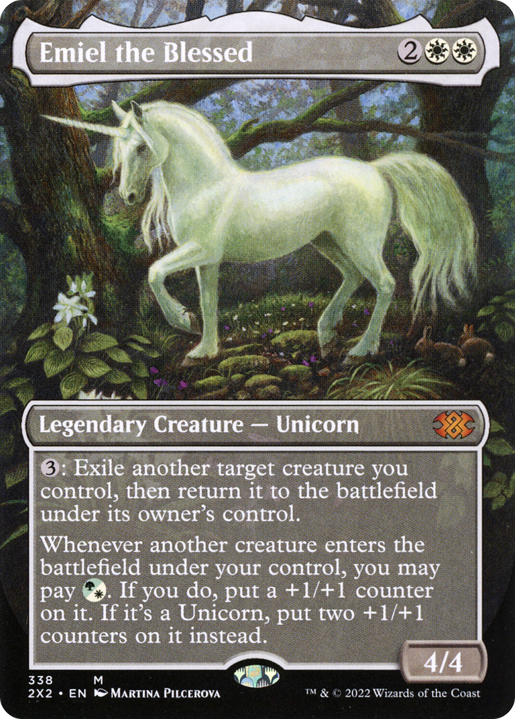 Emiel the Blessed (Borderless) (338) [Double Masters 2022] - Deck Out Gaming