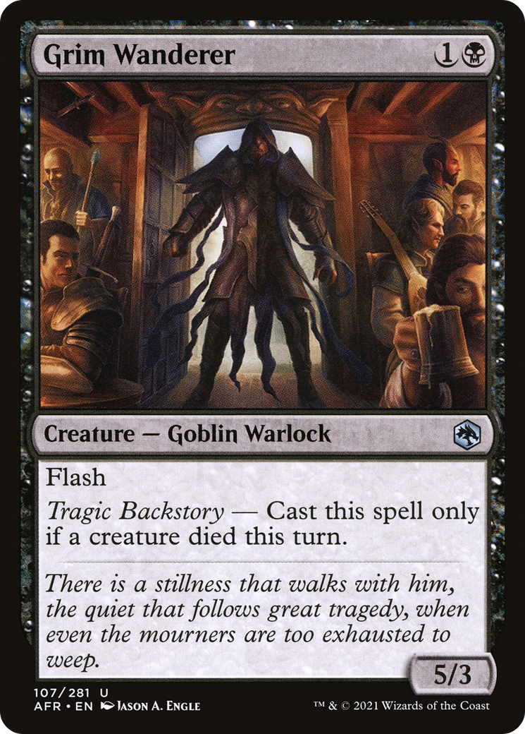 Grim Wanderer (107) [Adventures in the Forgotten Realms] - Deck Out Gaming