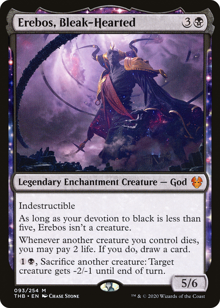 Erebos, Bleak-Hearted (93) [Theros Beyond Death] foil - Deck Out Gaming