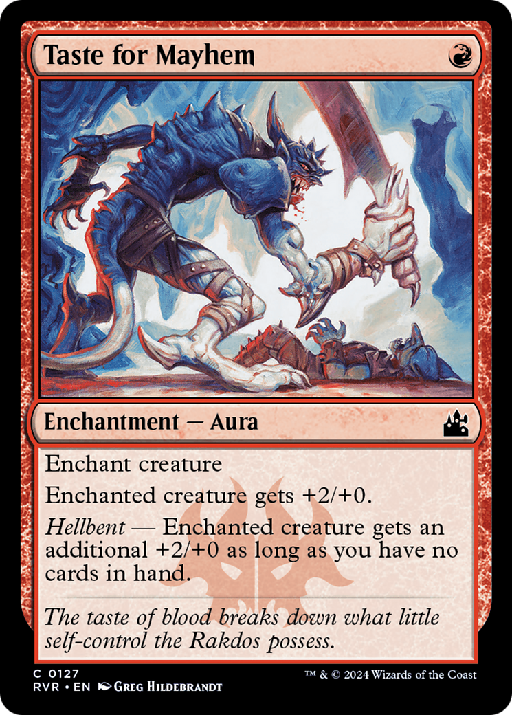 Taste for Mayhem (127) [Ravnica Remastered] foil - Deck Out Gaming
