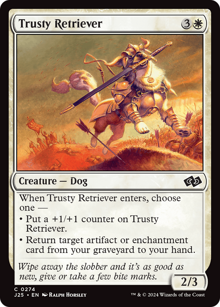 Trusty Retriever (274) [Foundations Jumpstart] - Deck Out Gaming