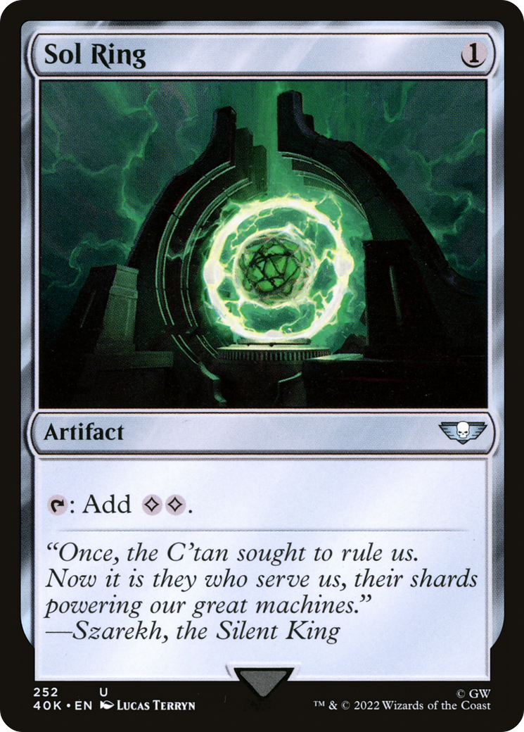 Sol Ring (252) (252) [Universes Beyond: Warhammer 40,000] - Deck Out Gaming