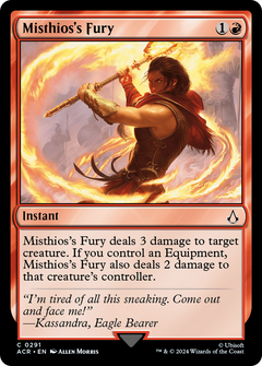 Misthios's Fury (291) [Assassin's Creed] foil - Deck Out Gaming