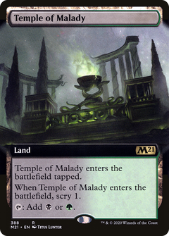 Temple of Malady (Extended Art) (388) [Core Set 2021] - Deck Out Gaming