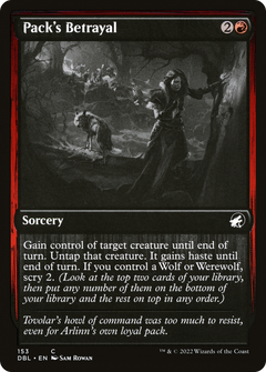 Pack's Betrayal (153) [Innistrad: Double Feature] - Deck Out Gaming