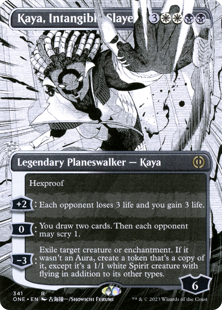 Kaya, Intangible Slayer (Borderless) (341) [Phyrexia: All Will Be One] - Deck Out Gaming
