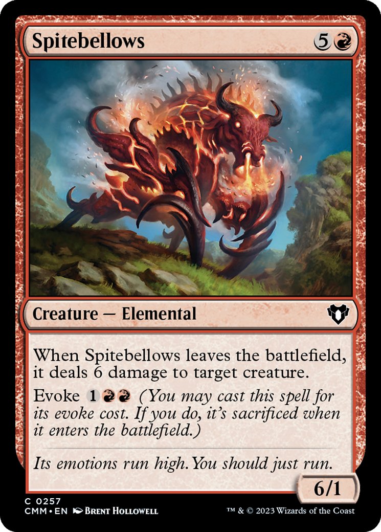 Spitebellows (257) [Commander Masters] foil - Deck Out Gaming