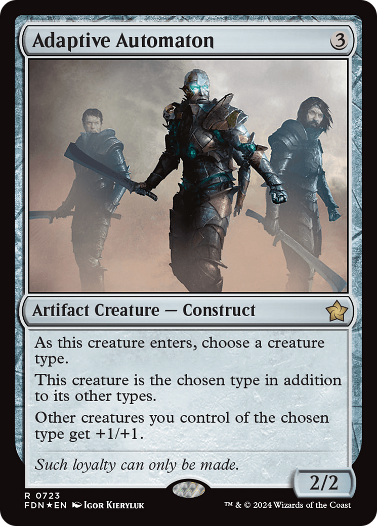 Adaptive Automaton (723) [Foundations] foil - Deck Out Gaming