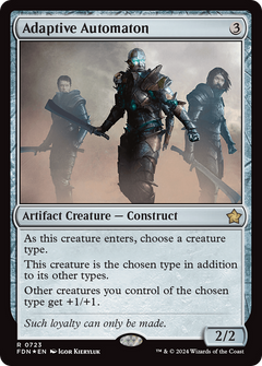 Adaptive Automaton (723) [Foundations] foil - Deck Out Gaming