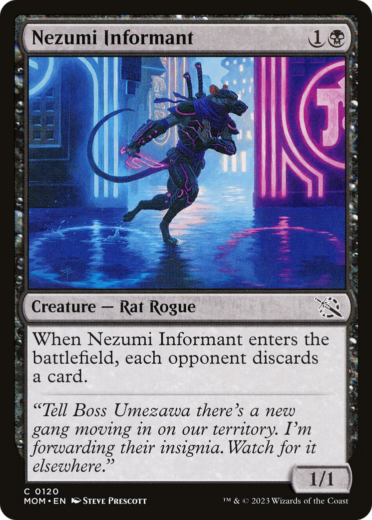 Nezumi Informant (120) [March of the Machine] - Deck Out Gaming