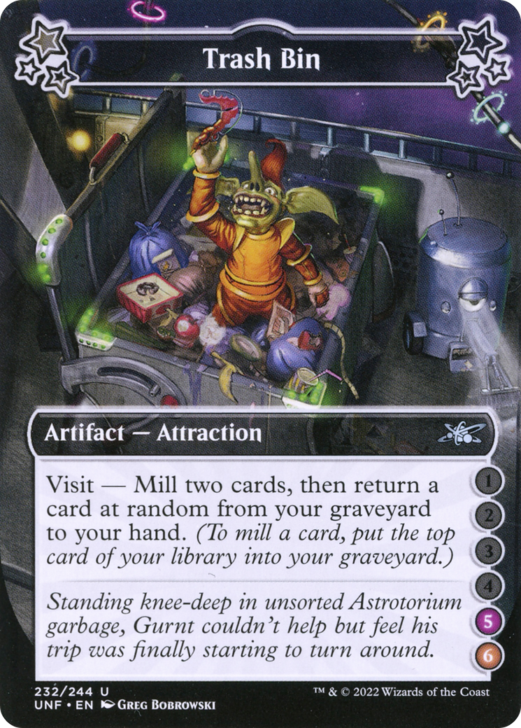 Trash Bin (5-6) (232) [Unfinity] foil - Deck Out Gaming
