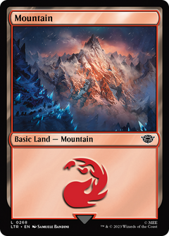 Mountain (0268) (268) [The Lord of the Rings: Tales of Middle-earth] - Deck Out Gaming