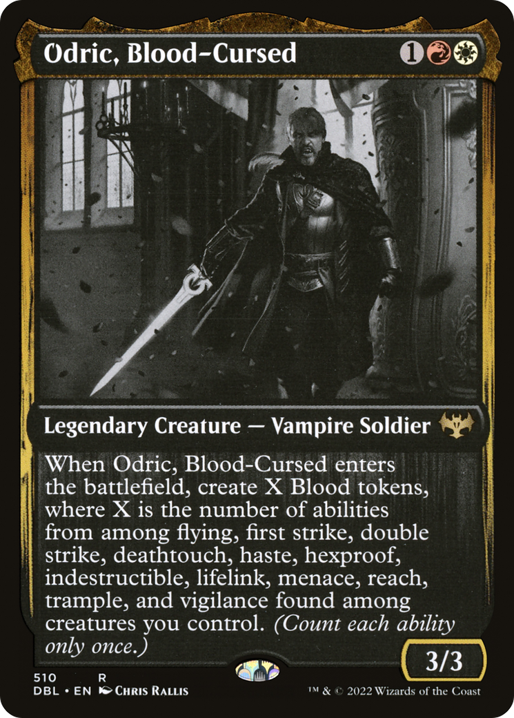 Odric, Blood-Cursed (510) [Innistrad: Double Feature] foil - Deck Out Gaming