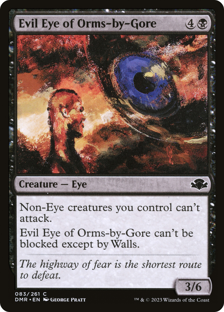 Evil Eye of Orms-by-Gore (83) [Dominaria Remastered] foil - Deck Out Gaming
