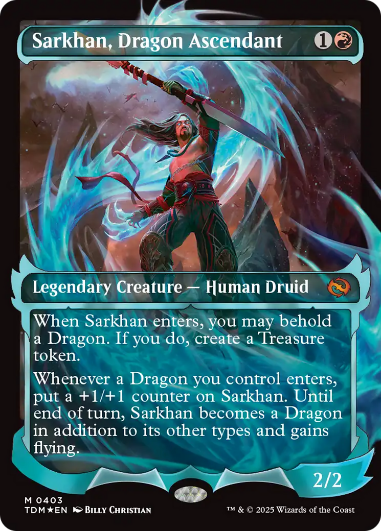 Sarkhan, Dragon Ascendant (403) [Tarkir: Dragonstorm] foil - Deck Out Gaming
