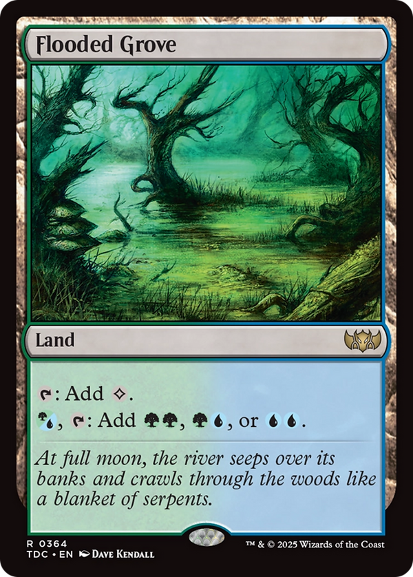 Flooded Grove (364) [Commander: Tarkir: Dragonstorm] - Deck Out Gaming