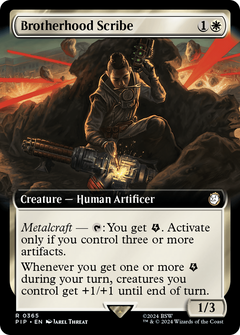 Brotherhood Scribe (Extended Art) (365) [Fallout] - Deck Out Gaming