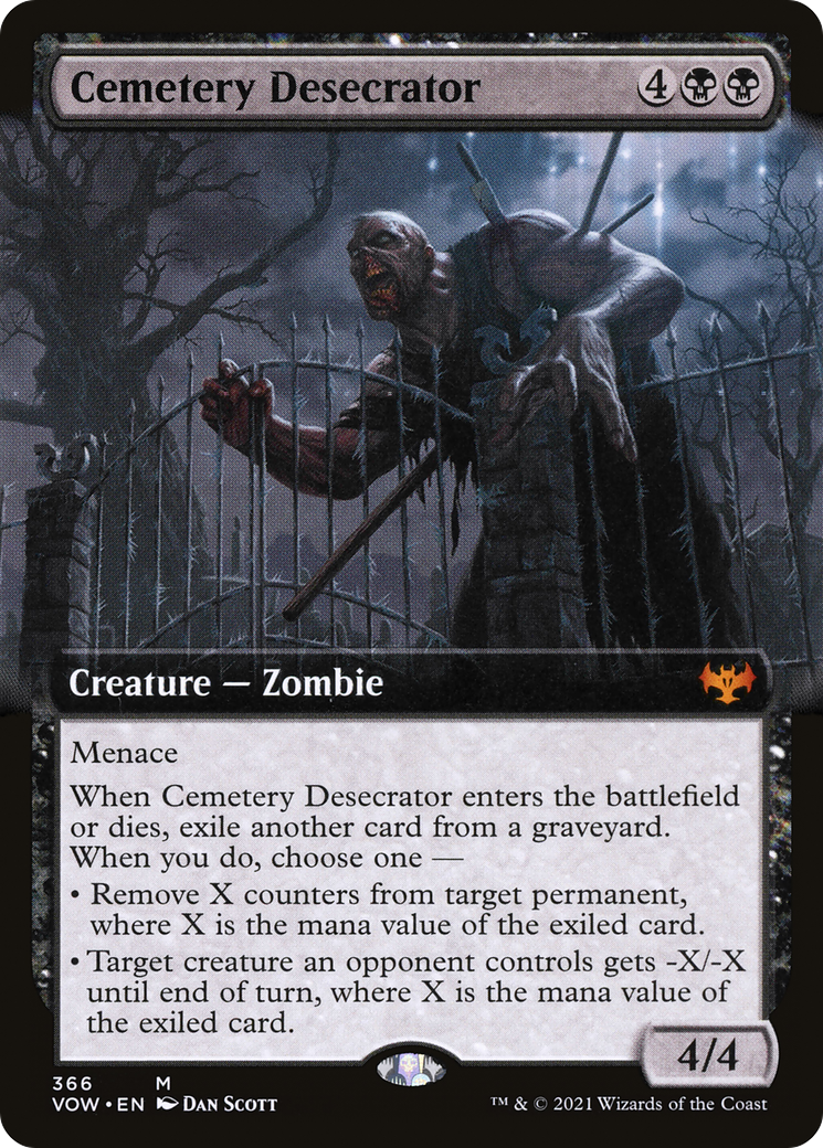 Cemetery Desecrator (Extended Art) (366) [Innistrad: Crimson Vow] - Deck Out Gaming