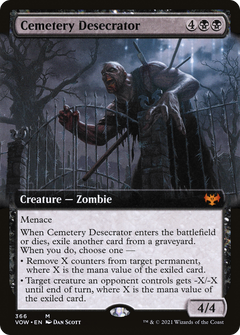 Cemetery Desecrator (Extended Art) (366) [Innistrad: Crimson Vow] foil - Deck Out Gaming