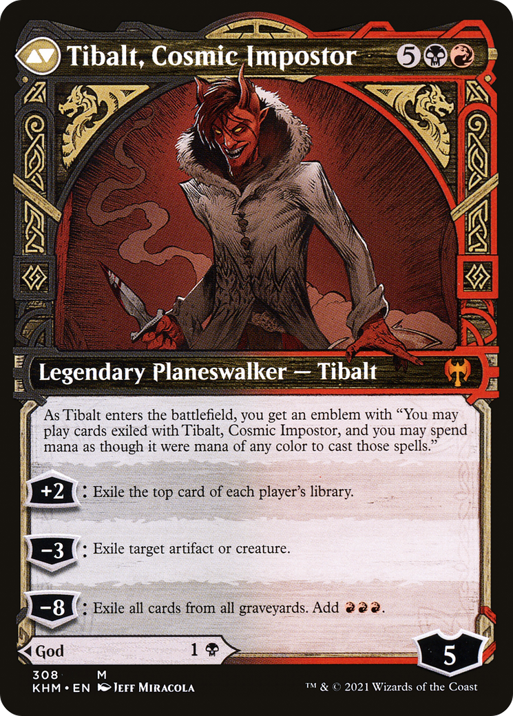 Valki, God of Lies (Showcase) (308) [Kaldheim] foil - Deck Out Gaming