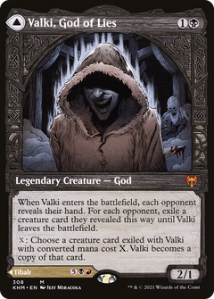 Valki, God of Lies (Showcase) (308) [Kaldheim] foil - Deck Out Gaming