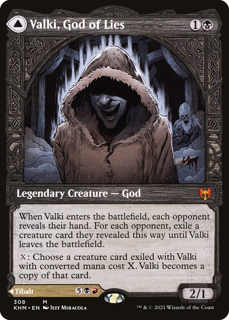 Valki, God of Lies (Showcase) (308) [Kaldheim] - Deck Out Gaming