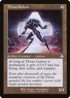 Thran Golem (Retro Frame) (387) [Dominaria Remastered] - Deck Out Gaming