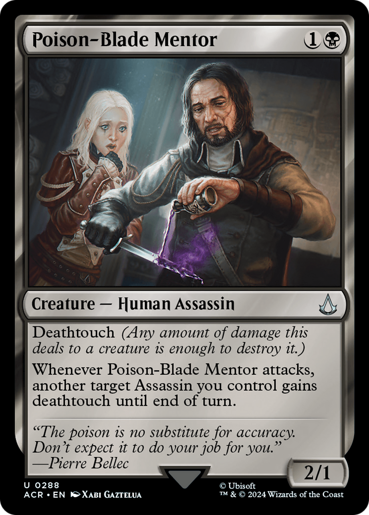 Poison-Blade Mentor (288) [Assassin's Creed] - Deck Out Gaming