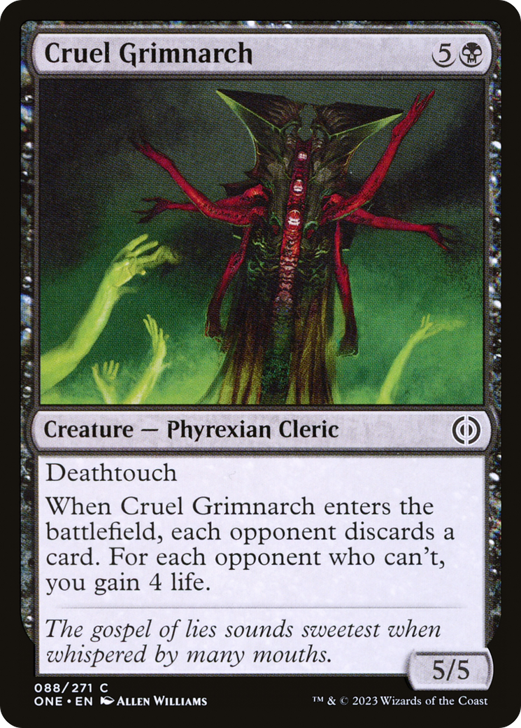 Cruel Grimnarch (88) [Phyrexia: All Will Be One] foil - Deck Out Gaming