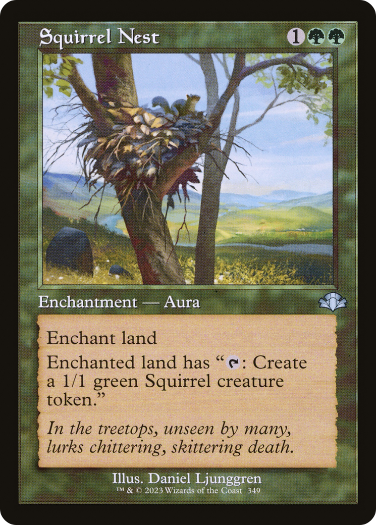 Squirrel Nest (Retro Frame) (349) [Dominaria Remastered] foil - Deck Out Gaming