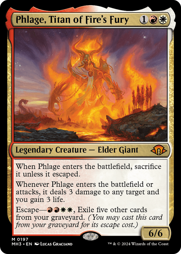 Phlage, Titan of Fire's Fury (197) [Modern Horizons 3] - Deck Out Gaming