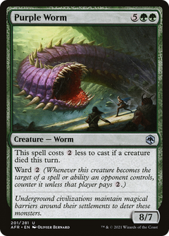 Purple Worm (201) [Adventures in the Forgotten Realms] foil - Deck Out Gaming