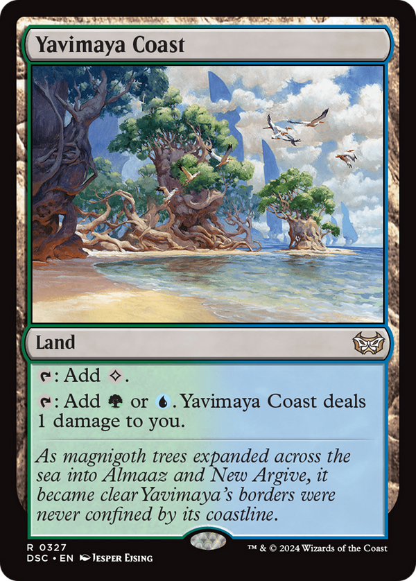 Yavimaya Coast (327) [Duskmourn: House of Horror Commander] - Deck Out Gaming