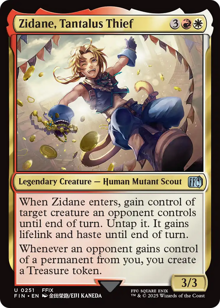 Zidane, Tantalus Thief (251) [FINAL FANTASY] foil - Deck Out Gaming