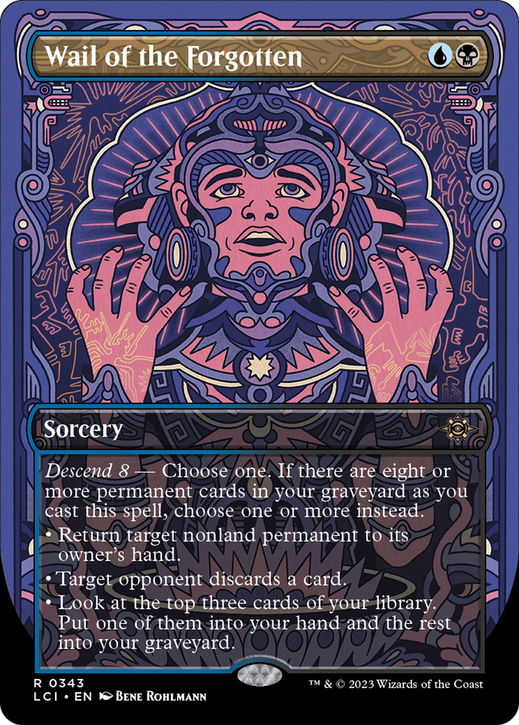 Wail of the Forgotten (Borderless) (343) [The Lost Caverns of Ixalan] - Deck Out Gaming