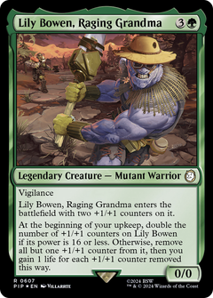 Lily Bowen, Raging Grandma (Surge Foil) (607) [Fallout] foil - Deck Out Gaming