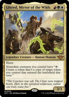 Ghired, Mirror of the Wilds (205) [Outlaws of Thunder Junction] foil - Deck Out Gaming
