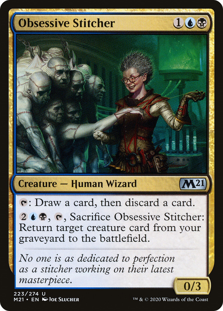 Obsessive Stitcher (223) [Core Set 2021] - Deck Out Gaming