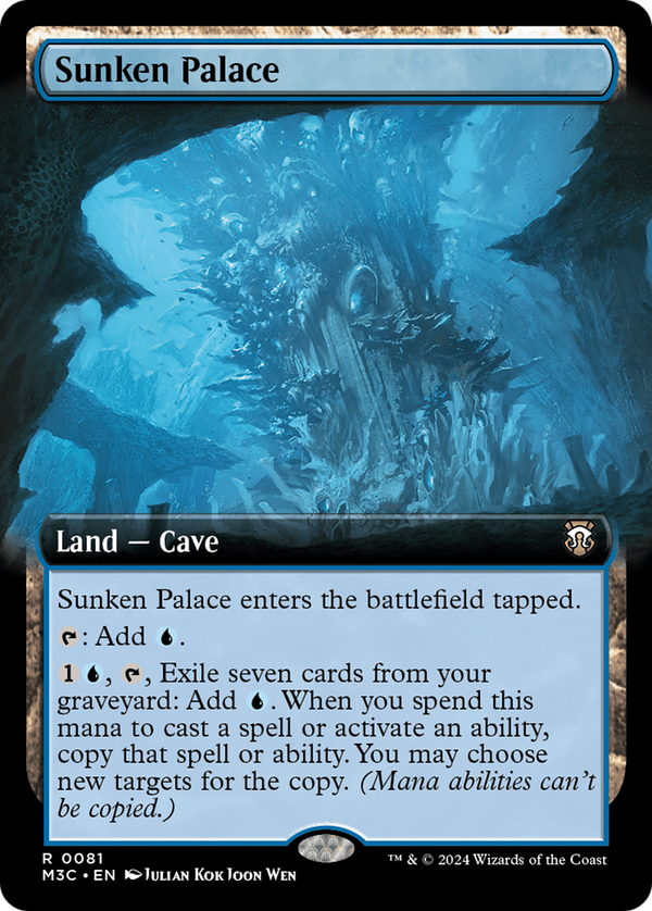 Sunken Palace (Extended Art) (81) [Modern Horizons 3 Commander] - Deck Out Gaming