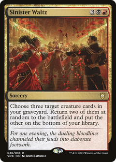 Sinister Waltz (30) [Crimson Vow Commander] - Deck Out Gaming