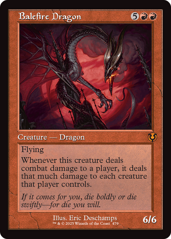 Balefire Dragon (Retro Frame) (479) [Innistrad Remastered] foil - Deck Out Gaming