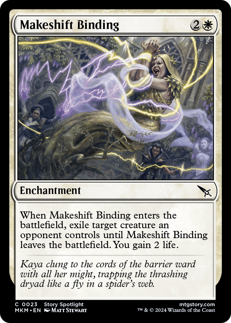 Makeshift Binding (23) [Murders at Karlov Manor] - Deck Out Gaming
