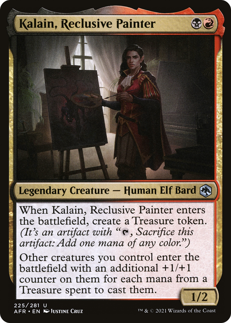Kalain, Reclusive Painter (225) [Adventures in the Forgotten Realms] - Deck Out Gaming
