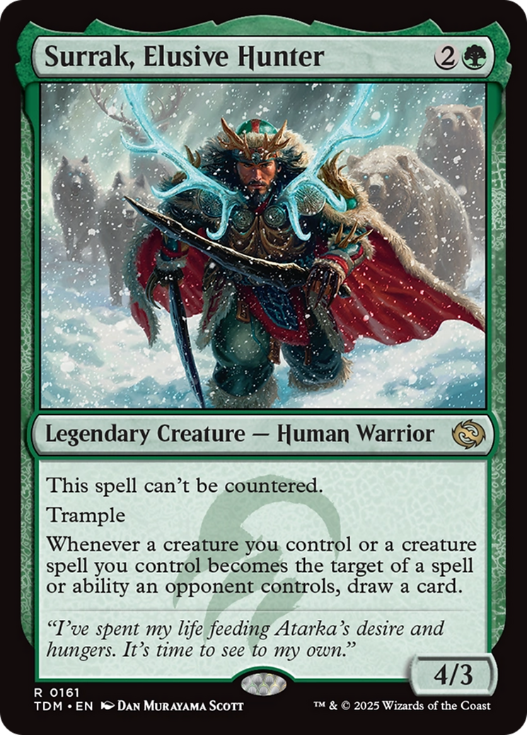 Surrak, Elusive Hunter (161) [Tarkir: Dragonstorm] foil - Deck Out Gaming