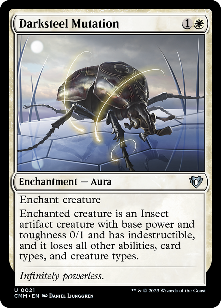 Darksteel Mutation (21) [Commander Masters] foil - Deck Out Gaming