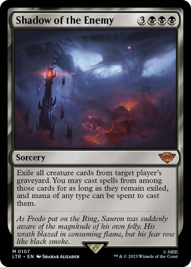 Shadow of the Enemy (107) [The Lord of the Rings: Tales of Middle-earth] foil - Deck Out Gaming