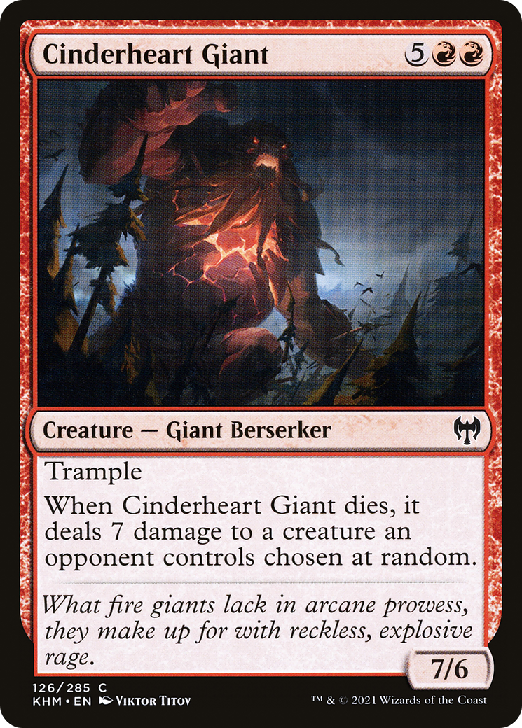 Cinderheart Giant (126) [Kaldheim] - Deck Out Gaming