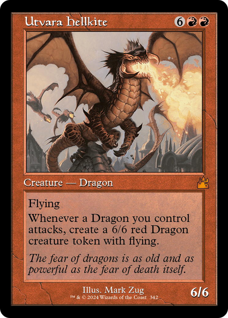 Utvara Hellkite (Retro Frame) (342) [Ravnica Remastered] - Deck Out Gaming